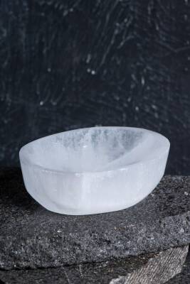 Sertifikalı Selenit Elips Tabak no.2 - 2