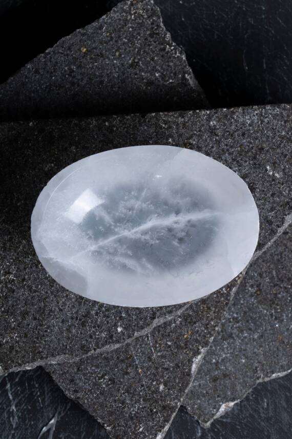 Sertifikalı Selenit Elips Tabak no.2 - 4