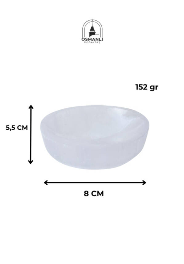 Sertifikalı Selenit Elips Tabak no.2 - 6