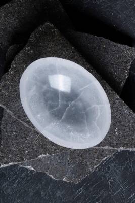 Sertifikalı Selenit Elips Tabak no.3 - 4