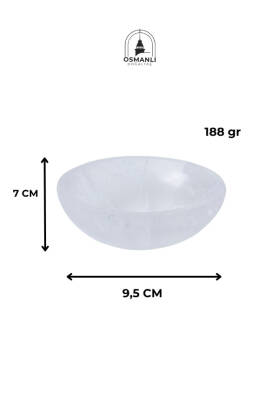 Sertifikalı Selenit Elips Tabak no.3 - 6