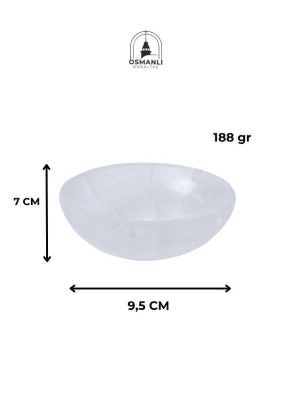 Sertifikalı Selenit Elips Tabak no.3 - 6