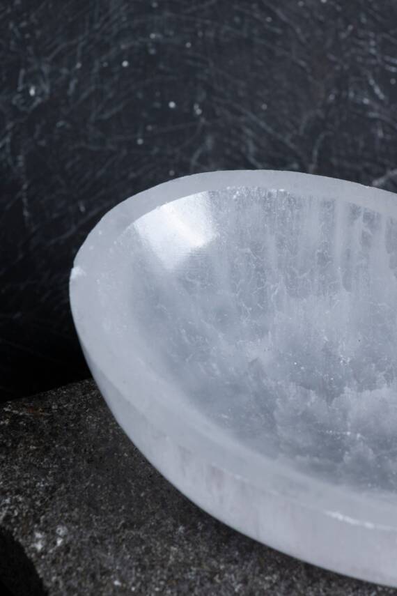 Sertifikalı Selenit Elips Tabak no.5 - 4