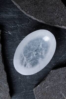 Sertifikalı Selenit Elips Tabak no.5 - 5