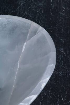 Sertifikalı Selenit Elips Tabak no.7 - 3