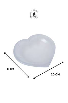 Sertifikalı Selenit Kalp Tabak no.5 - Osmanlı Doğal Taş