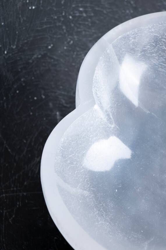 Sertifikalı Selenit Kalp Tabak no.5 - 4