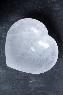 Sertifikalı Selenit Kalp Tabak no.6 - 3