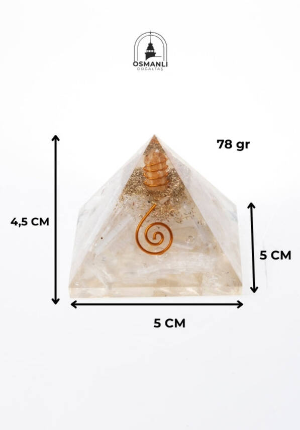 Sertifikalı Selenit Piramit - 6