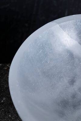 Sertifikalı Selenit Yuvarlak Tabak no.4 - 5