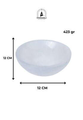 Sertifikalı Selenit Yuvarlak Tabak no.4 - 6