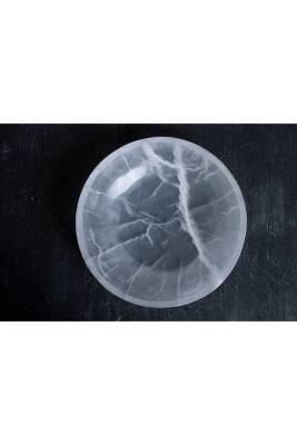 Sertifikalı Selenit Yuvarlak Tabak no.6 - 2