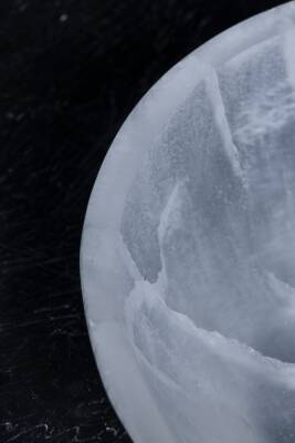 Sertifikalı Selenit Yuvarlak Tabak no.6 - 4