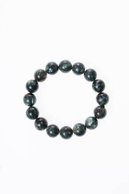 Sertifikalı Serpantin Doğal Taş Bileklik - 6