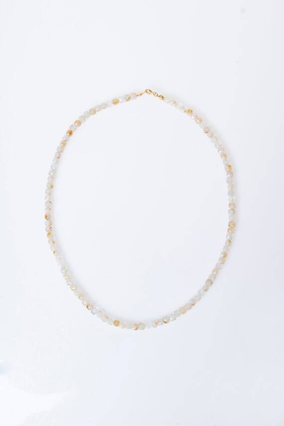 Sertifikalı Sitrin Doğal Taş Kolye (SK:243) - 6