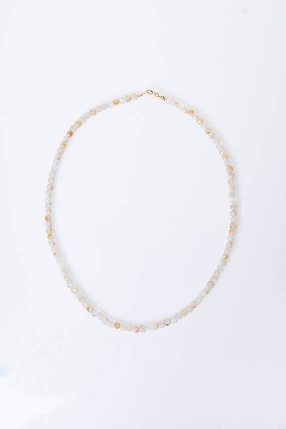 Sertifikalı Sitrin Doğal Taş Kolye (SK:243) - 6