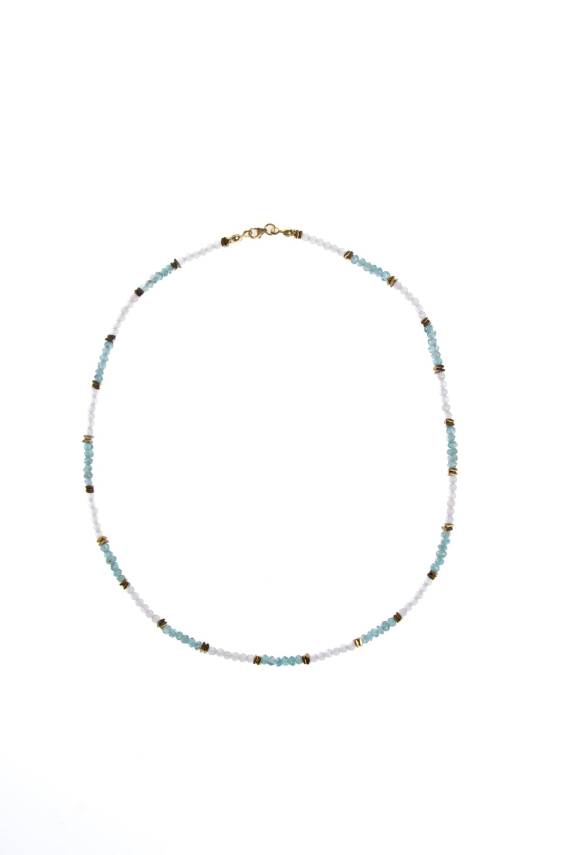 Sertifikalı Sitrin ve Prehnit Doğaltaş Bileklik - 4