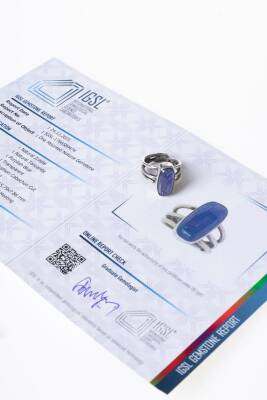 Sertifikalı Tanzanit Özel Tasarım Yüzük (S.K.298) - Osmanlı Doğal Taş