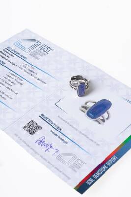 Sertifikalı Tanzanit Özel Tasarım Yüzük (S.K.298) - Osmanlı Doğal Taş