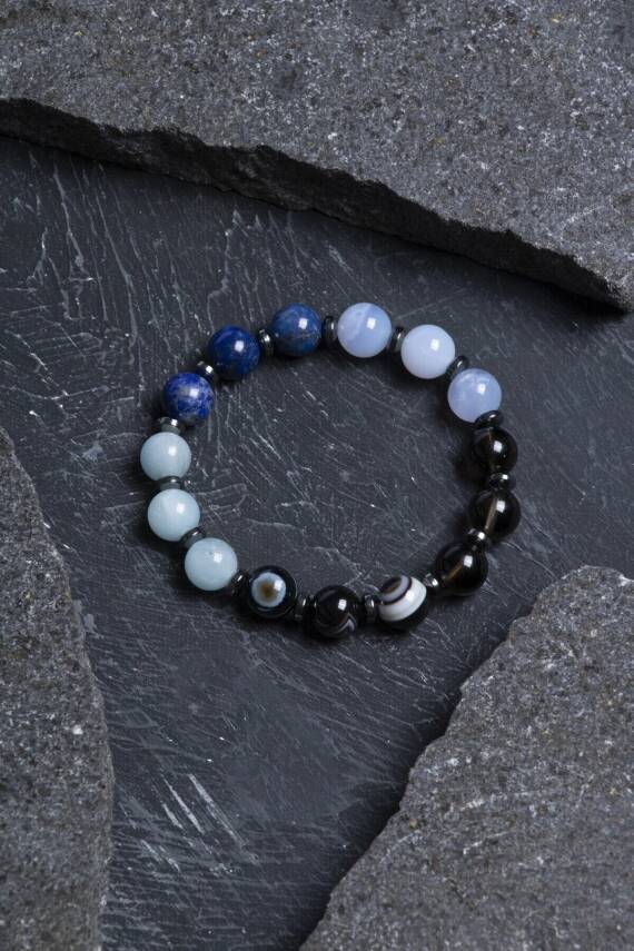 Sertifikalı Terazi Burcu Doğal Taş Bileklik - 1