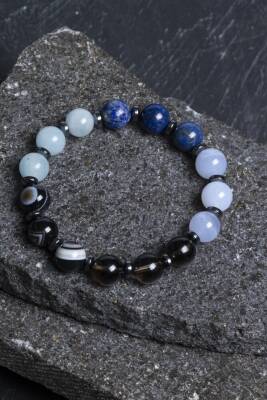 Sertifikalı Terazi Burcu Doğal Taş Bileklik - 4