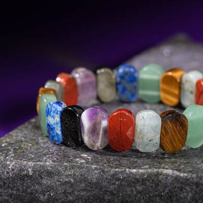 Sertifikalı Terazi Burcu Doğal Taş Bileklik - 8