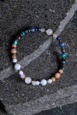 Sertifikalı Terazi Burcu Doğal Taş Bileklik (SK:257) - 4