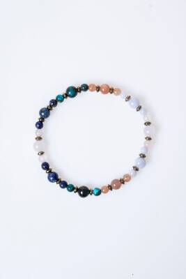 Sertifikalı Terazi Burcu Doğal Taş Bileklik (SK:257) - 6