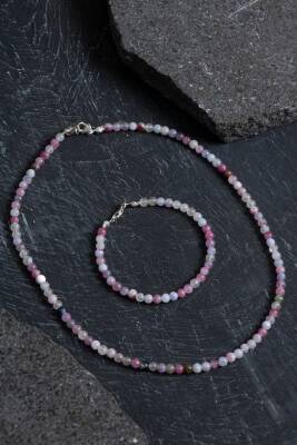 Sertifikalı Turmalin Doğal Taş Set - 2