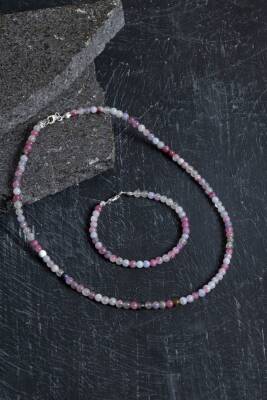 Sertifikalı Turmalin Doğal Taş Set - 3