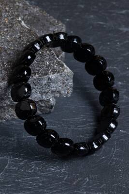 Sertifikalı Turmalin Geniş Kesim Doğal Taş Bileklik - 3