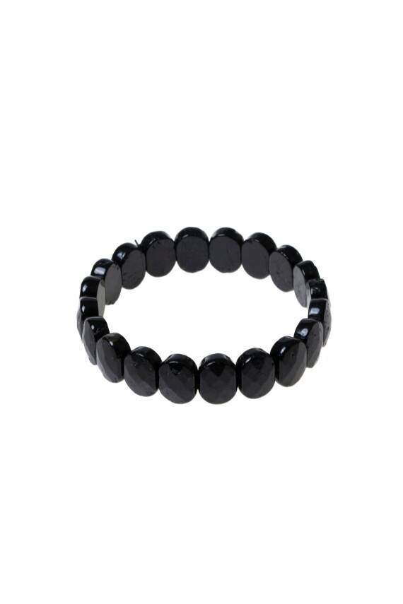 Sertifikalı Turmalin Geniş Kesim Doğal Taş Bileklik - 5