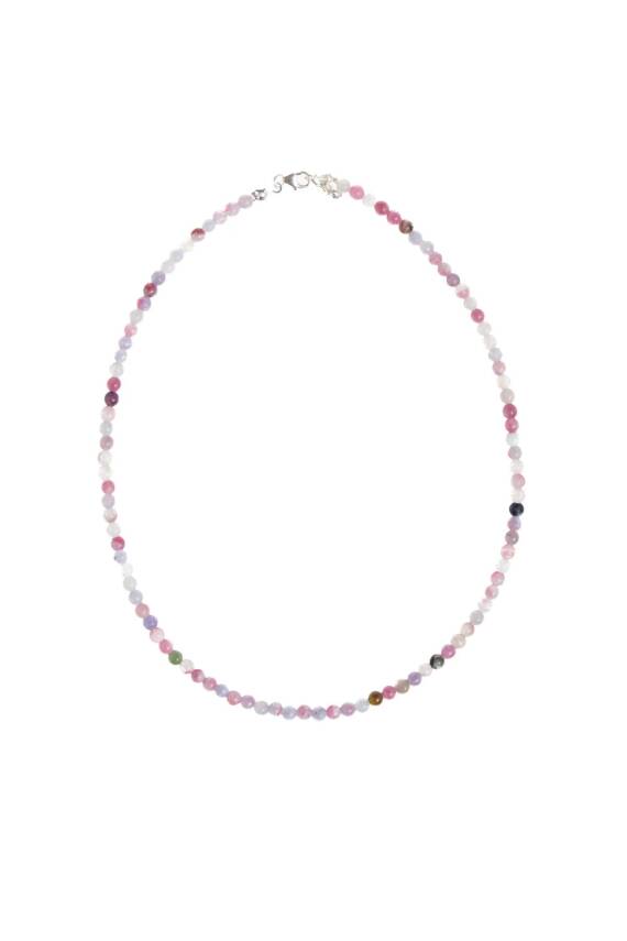 Sertifikalı Turmalin Gümüş Kapama Doğal Taş Kolye - 6