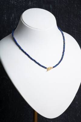 Sertifikalı Turmalin Gümüş Kapama Doğal Taş Kolye - 3