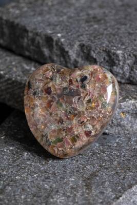 Sertifikalı Turmalin Kalp - 4