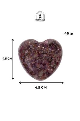 Sertifikalı Turmalin Kalp - Osmanlı Doğal Taş
