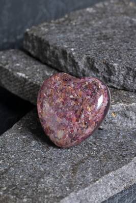 Sertifikalı Turmalin Kalp - 5