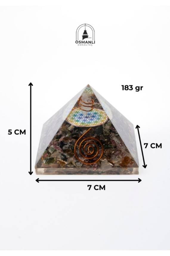 Sertifikalı Turmalin Piramit - 2