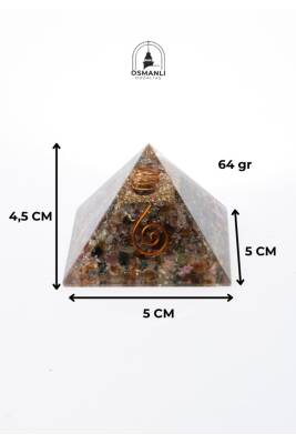 Sertifikalı Turmalin Piramit - 5