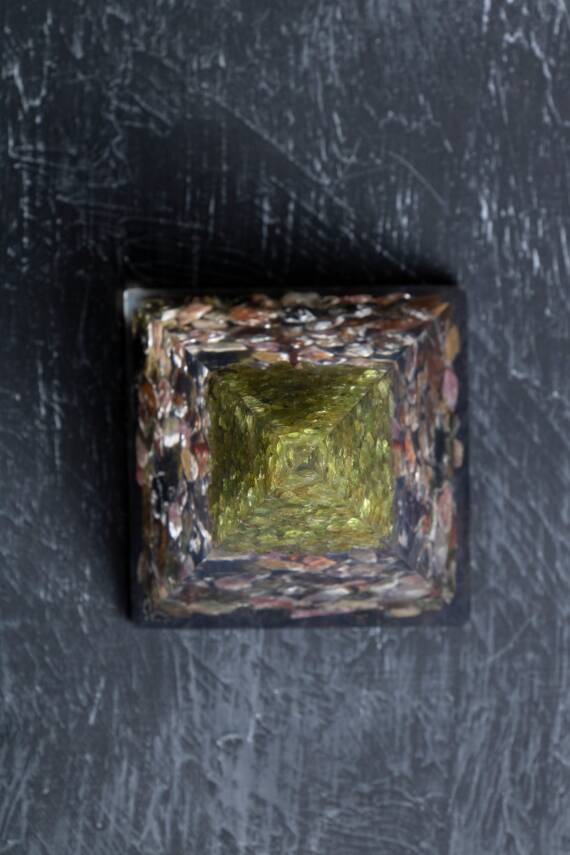 Sertifikalı Turmalin & Zebercet Ağaçlı Piramit - 3