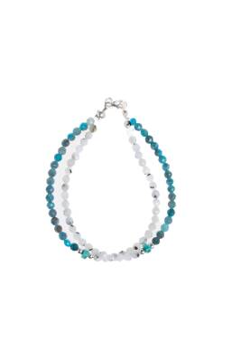 Sertifikalı Yakut, İnci, Kaplan Gözü Gümüş Kapama Doğal Taş Set - Osmanlı Doğaltaş