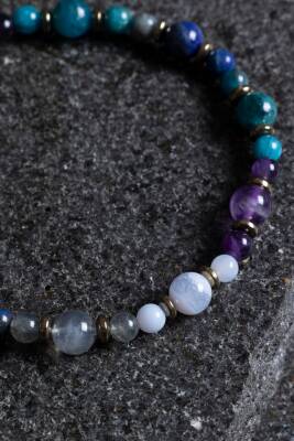 Sertifikalı Yay Burcu Doğal Taş Bileklik (SK:262) - 3