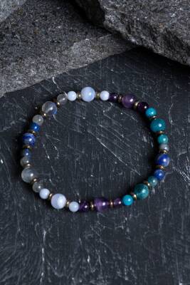 Sertifikalı Yay Burcu Doğal Taş Bileklik (SK:262) - 4