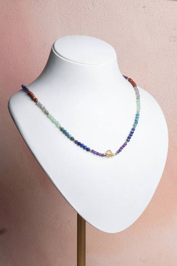 Sertifikalı Yay Burcu Doğal Taş Kolye - 1