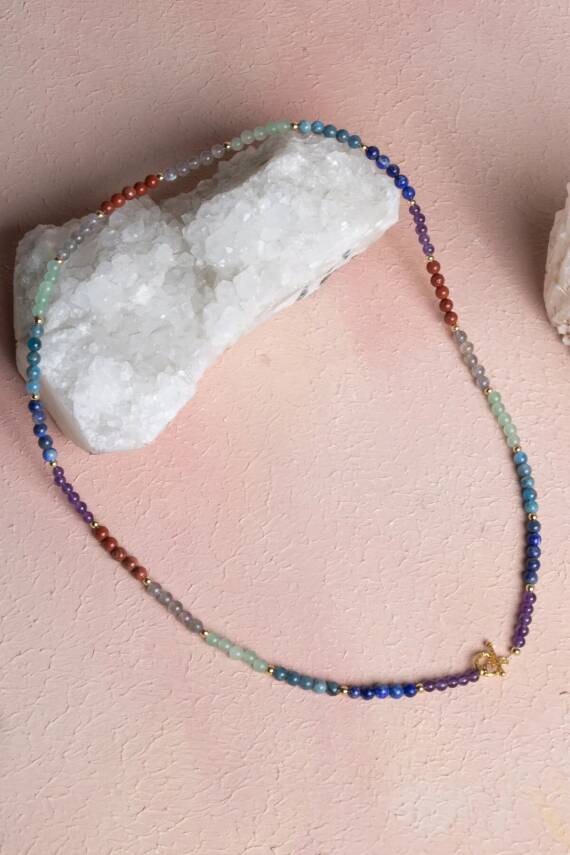 Sertifikalı Yay Burcu Doğal Taş Kolye - 3