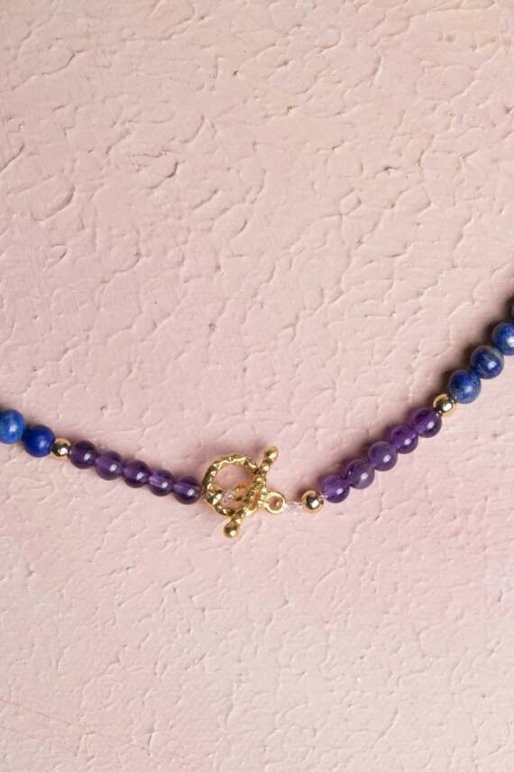 Sertifikalı Yay Burcu Doğal Taş Kolye - 4