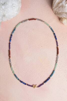 Sertifikalı Yay Burcu Doğal Taş Kolye - 5