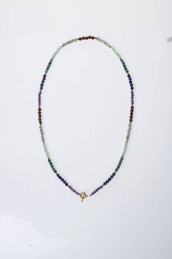 Sertifikalı Yay Burcu Doğal Taş Kolye - 6