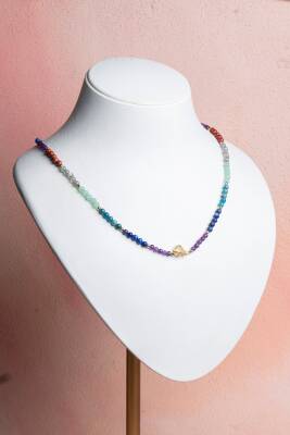 Sertifikalı Yay Burcu Doğal Taş Kolye - Osmanlı Doğal Taş