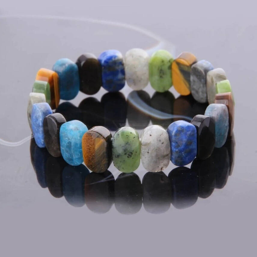 Sertifikalı Yay Burcu Roleks Doğal Taş Bileklik (SK:348) - 1